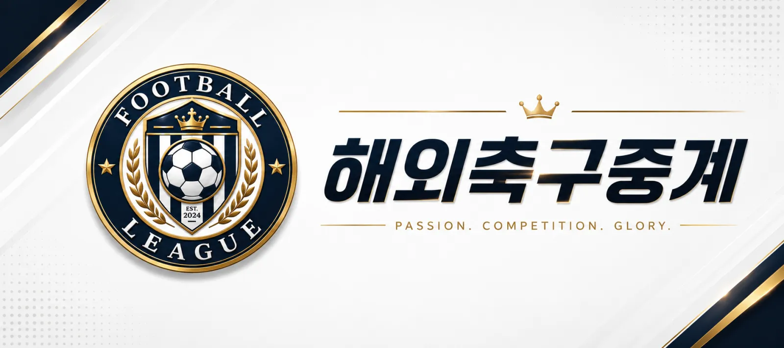 해외축구 경기 일정 배너